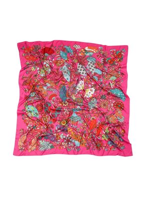 Imagen 2 del producto Maxi Bandana Luca Flores Rosada Humana