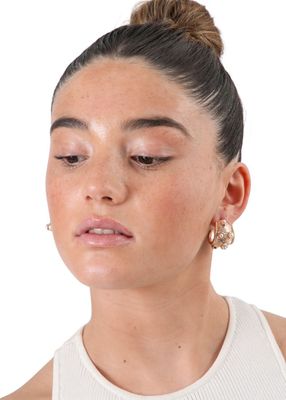 Imagen 2 del producto Argollas Rona Dorado ID