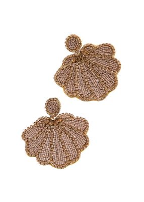 Aros Fiesta Shell Dorado Humana