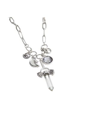 Collar Corto Atlantis Plateado Humana