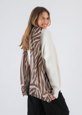 Imagen 2 del producto Pañuelo Estampado Almagro Beige I-D