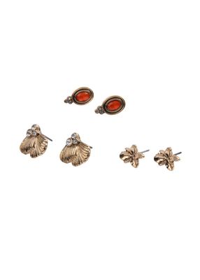 Set de 3 aros Diora Dorado ID