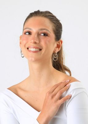 Imagen 2 del producto Aros Medianos Olia Dorado Humana