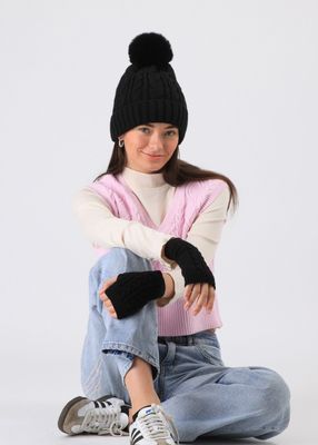 Imagen 1 del producto Guante Lana Canarias Negro I-D