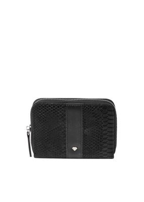 Billetera mediana Begur Ecocuero negro ID