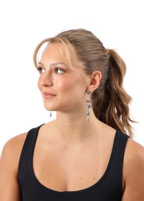 Imagen 2 del producto Aros Largo Selena Dorado Humana