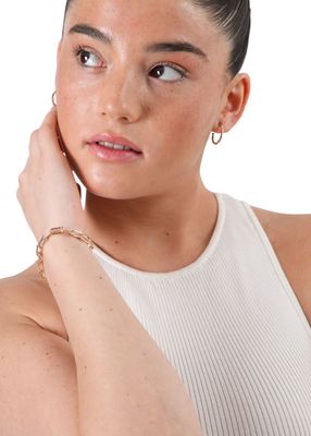 Imagen 2 del producto Pulsera Arena Eslabon dorado ID