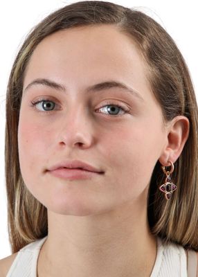 Imagen 2 del producto Aros Argolla Wine Dorado Humana