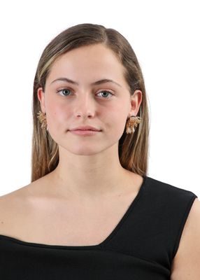 Imagen 2 del producto Aros Mediano Firework Dorado Fiesta Humana