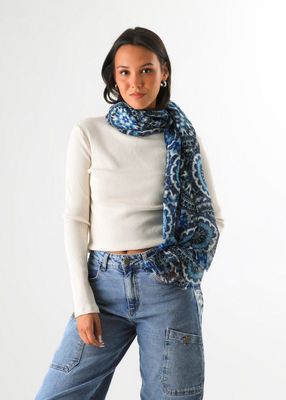 Imagen 2 del producto Pañuelo Estampado Duval Azul Humana