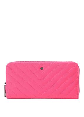 Billetera Grande Quilted Fuchsia i-D