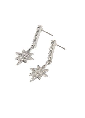 Aros Mediano Rain Plateado Humana