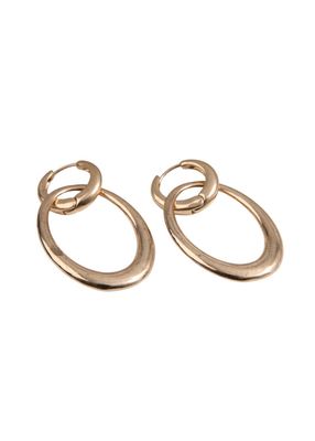 Aros Largo Loop Dorado Humana