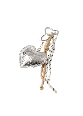 Charm Para Cartera Heart Plateado Humana