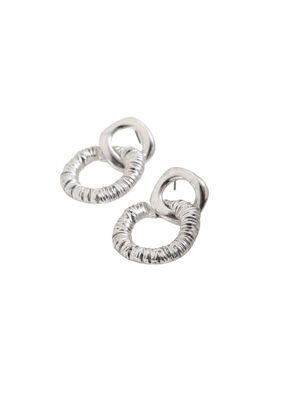 Imagen 1 del producto Aros Mediano Annie Plateado Humana