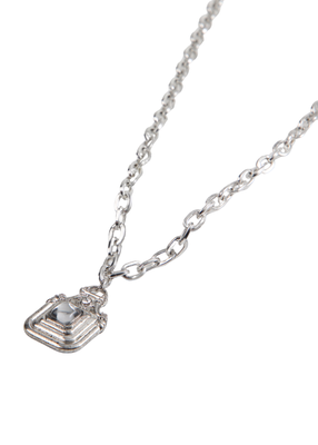 Imagen 1 del producto Collar Corto Rula Plateado Humana