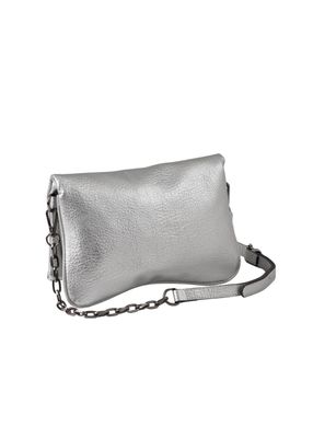 Imagen 2 del producto Cartera Bandolera Delia Ecocuero Plateado Humana