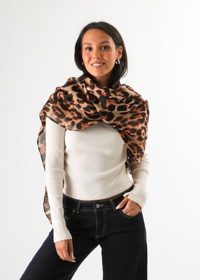 Imagen 2 del producto Pañuelo Estampado Isai Dorado Humana