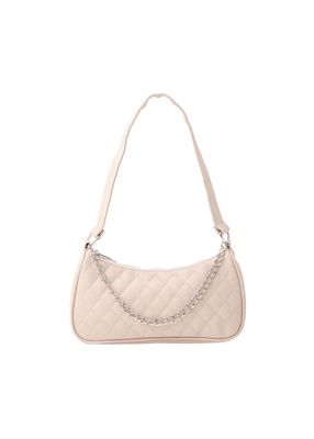 Cartera Hombro Ecocuero Oxford Beige  i-D