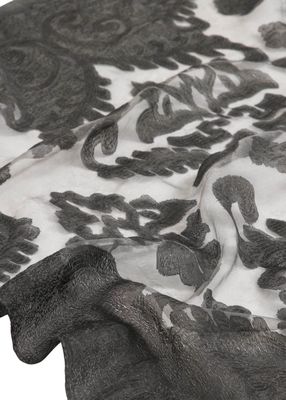 Imagen 2 del producto Pañuelo Black Bordado Fiesta Humana