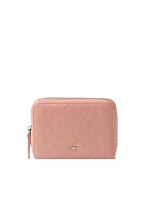 Billetera mediana Niza Ecocuero rosa ID