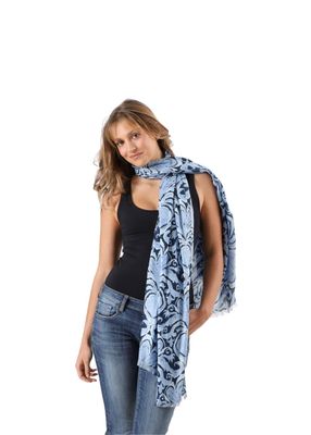 Imagen 2 del producto Pañuelo Estampado Gisela Azul Humana