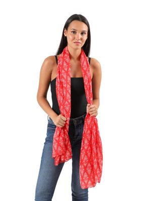 Imagen 2 del producto Pañuelo Estampado Senecio Rojo I-D