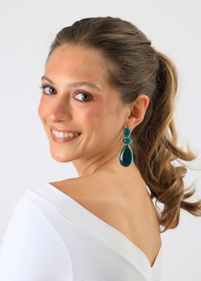 Imagen 2 del producto Aros Largos Sabi Plateado Humana