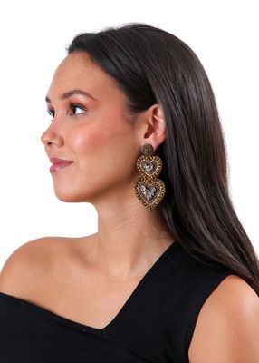 Imagen 2 del producto Aros Minerva Dorado Humana