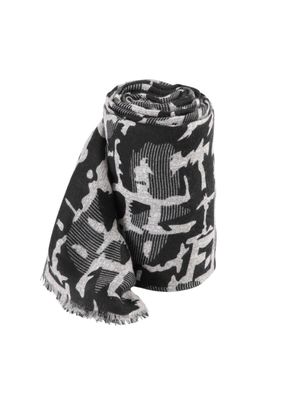 Pañuelo Estampado Flavie Negro Humana