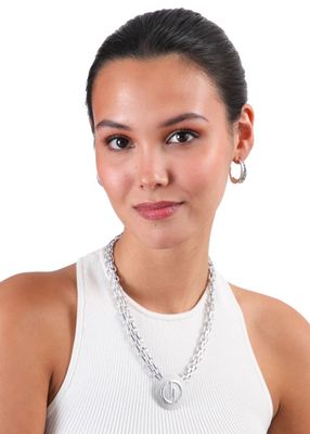 Imagen 2 del producto Collar Cadena Plateado Humana