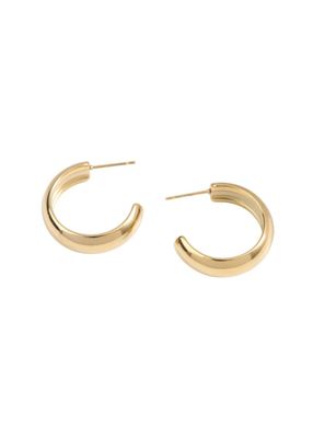 Aros Argolla Jany Dorado Acero Inoxidable Humana