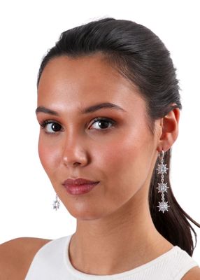 Imagen 2 del producto Aros Argolla Sun Plateado Humana