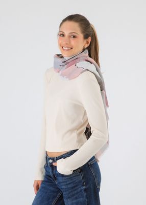 Imagen 2 del producto Pañuelo Estampado Granada Rosado I-D