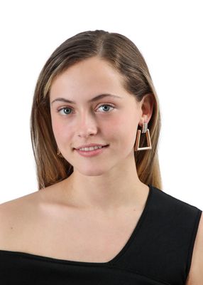 Imagen 2 del producto Aros Mediano Trap Dorado Fiesta Humana