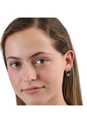 Imagen 2 del producto Aros Argolla Antique Negro Humana