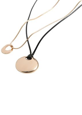 Imagen 1 del producto Collar Duo Círculos dorados ID