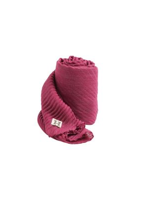 Pañuelo Liso Hill Plisado Fucsia Humana
