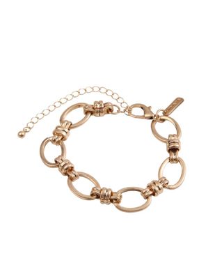 Pulsera Blanda Oval Dorado Humana