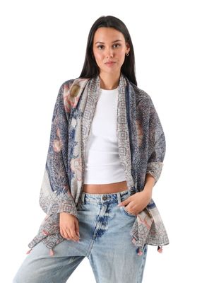 Imagen 2 del producto Pañuelo Estampado Positano Rosado Id