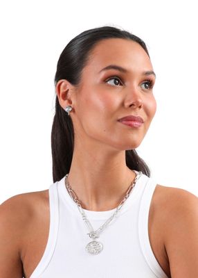 Imagen 2 del producto Collar Corto Medal Plateado Humana