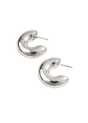 Aros Argolla Thick Plateado Humana