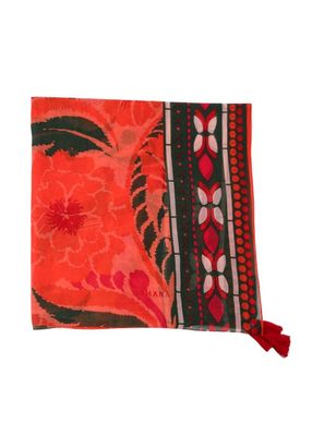 Pareo Estampado Mino Naranjo Humana