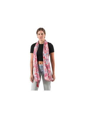 Imagen 2 del producto Pañuelo Estampado Verbena Rojo i-D