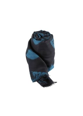 Pañuelo Estampado Diamela Negro I-D