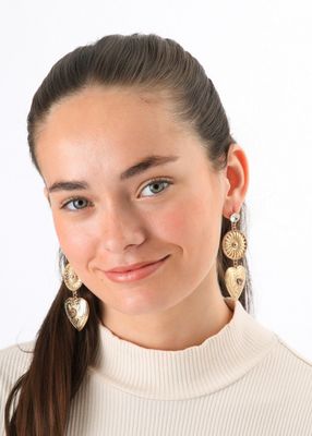 Imagen 2 del producto Aros Largos Emi Dorado I-D