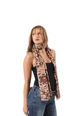 Imagen 2 del producto Pañuelo Estampado Amarilis Beige I-D