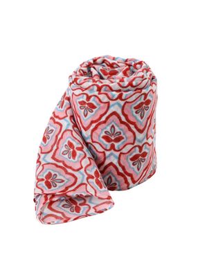 Pañuelo Estampado Jazmín Rosado i-D
