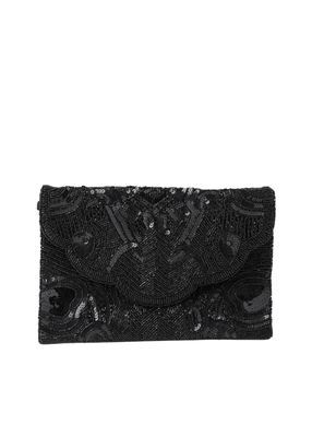 Cartera De Fiesta Cleo Negro Humana