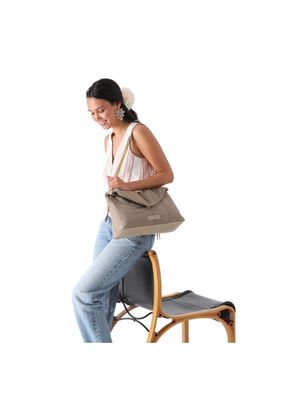 Imagen 1 del producto Cartera de Hombro Vitta Canva beige Humana